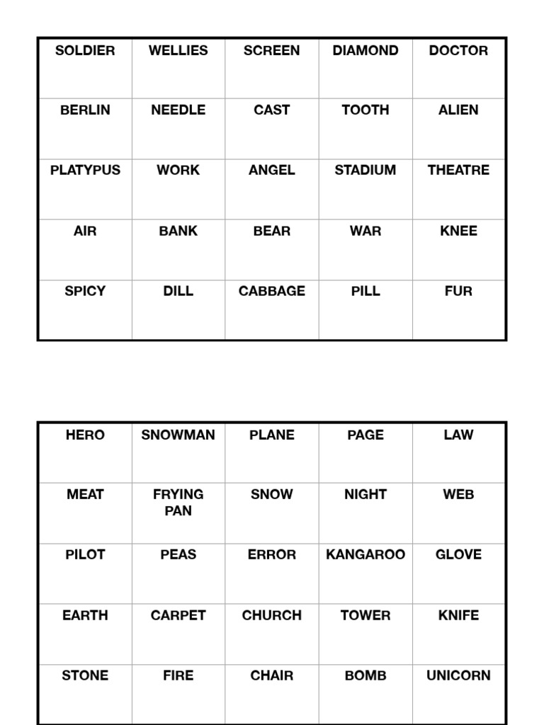 Codenames pdf