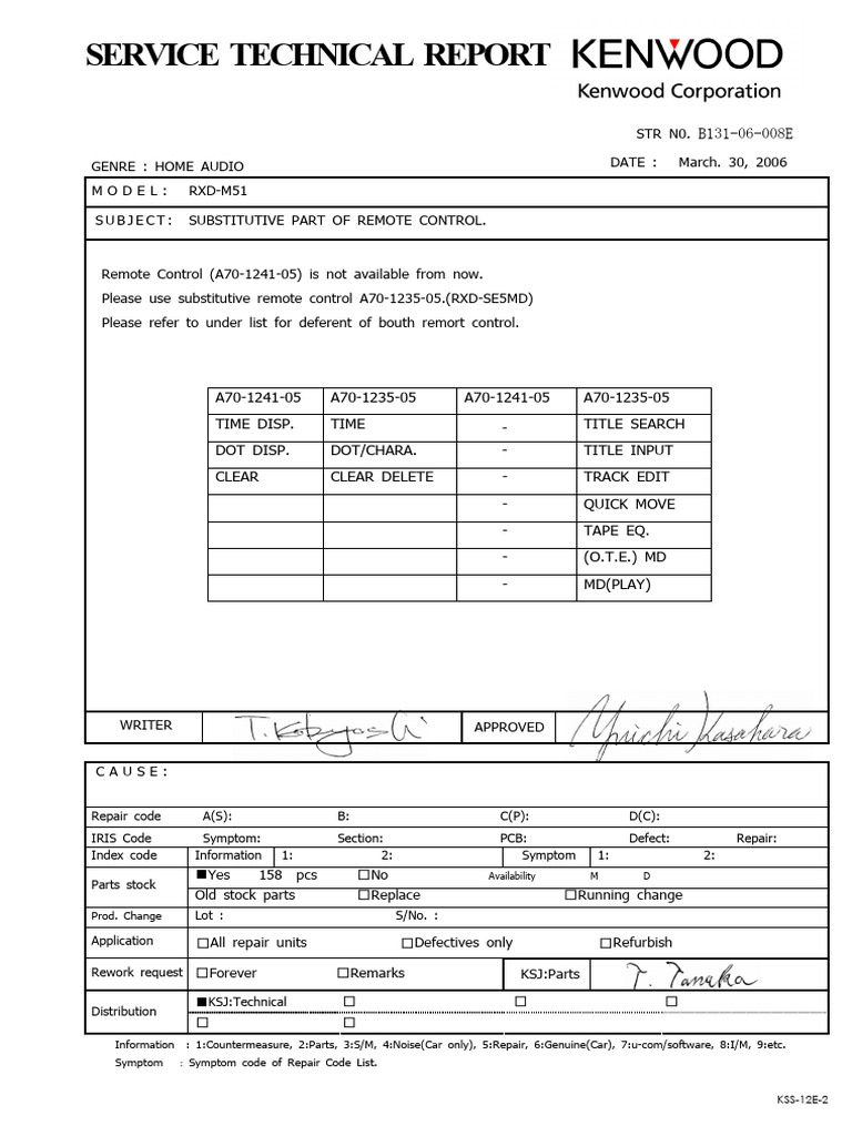 Remote Control Replacement Guide | PDF | Computing | Information And ...
