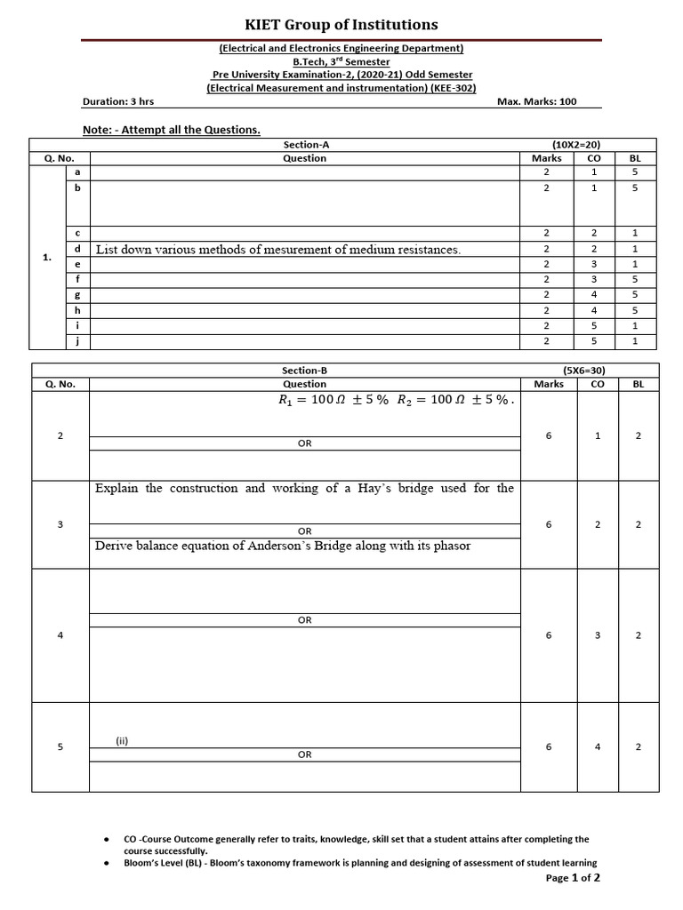 PUE2_2020-21 | PDF | Transformer | Electrical Resistance And Conductance