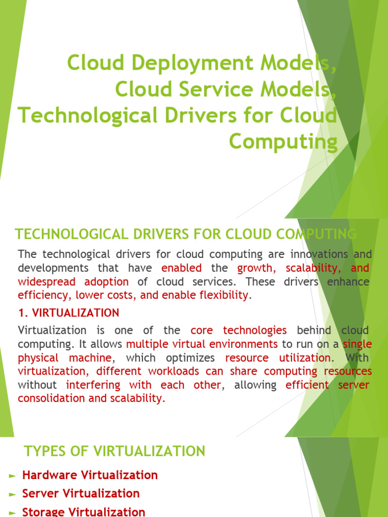 Cloud Computing Technological Drivers | PDF | Service Oriented ...