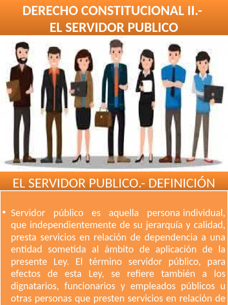 Definición y Régimen del Servidor Público | PDF | Gobierno | Justicia