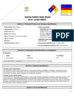 Silver sulfate MSDS