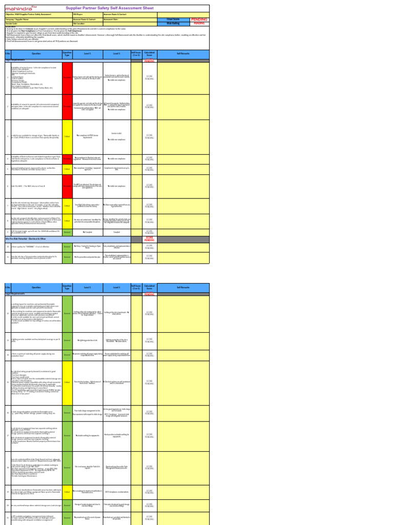 Fire Safety Compliance Assessment Report | PDF | Power Supply | Fire ...