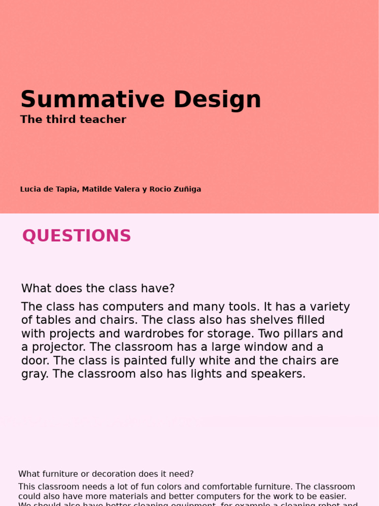 Classroom Design for Optimal Learning | PDF