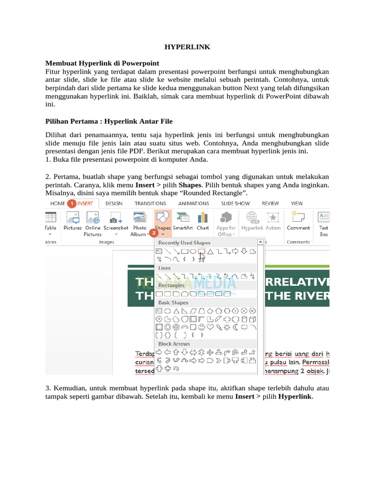 Hyperlink Power Point Pdf