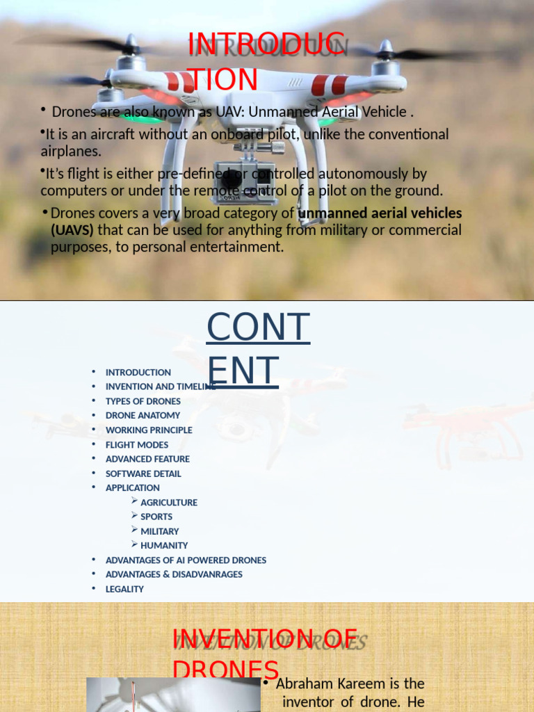 Drone 190508073054 | PDF | Unmanned Aerial Vehicle | Quadcopter