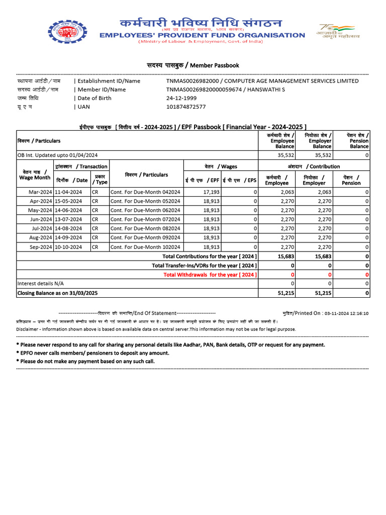 Tnmas00269820000059674 2024 | PDF | Retirement | Factor Income Distribution
