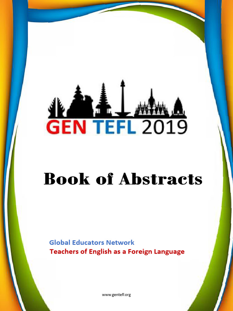 4th GEN TEFL Conference Abstracts 2019 | PDF | English As A Second Or ...
