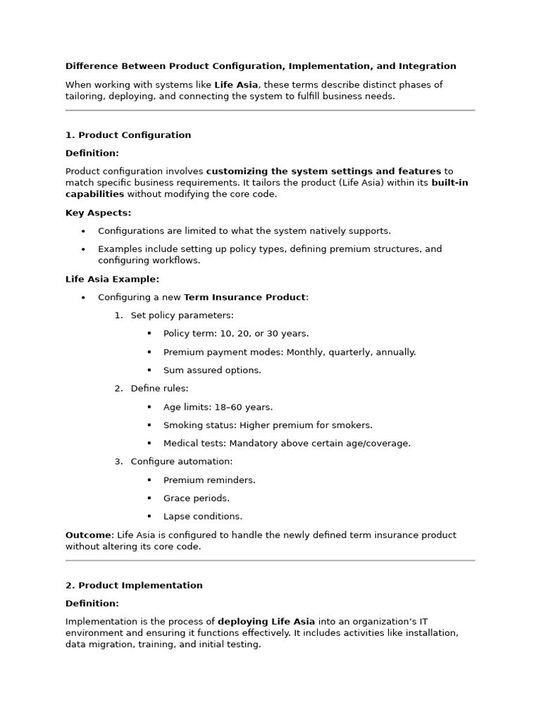 Difference Between Product Configuration | PDF | Customer Relationship ...
