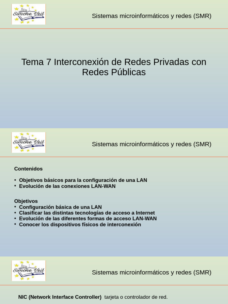 Tema 7 Conexion Redes Priv Pub | PDF | Red de computadoras | Enrutador ...