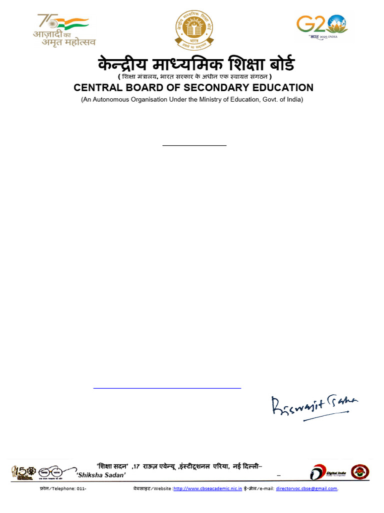 35 Notification 2023 | PDF | Educational Stages | Government Of India