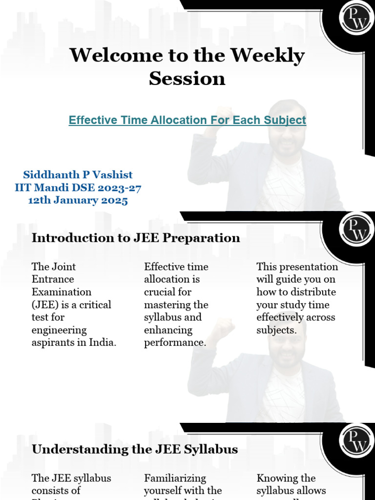 JEE Preparation: Effective Time Allocation | PDF | Behavior ...
