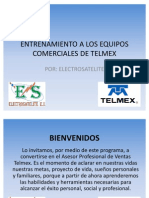 Entrenamiento A Los Equipos Comer CIA Les de Telmex