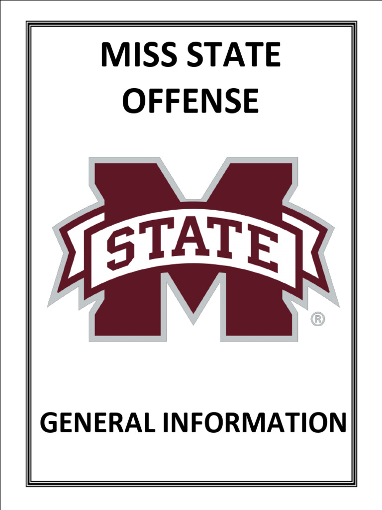 Miss State Offensive Strategy Guide | PDF | Quarterback | American Football