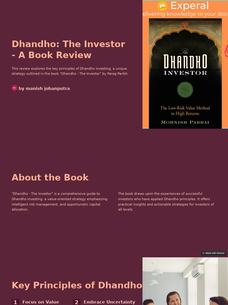 Dhandho The Investor A Book Review | PDF | Investing | Value Investing