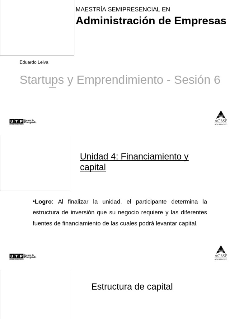 Fuentes de Financiamiento para Startups | PDF | Empresa de inicio ...