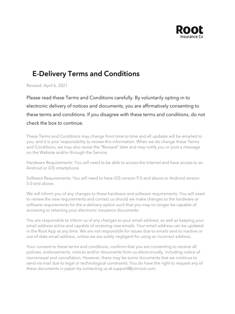 Root Disclaimer 20250114 | PDF
