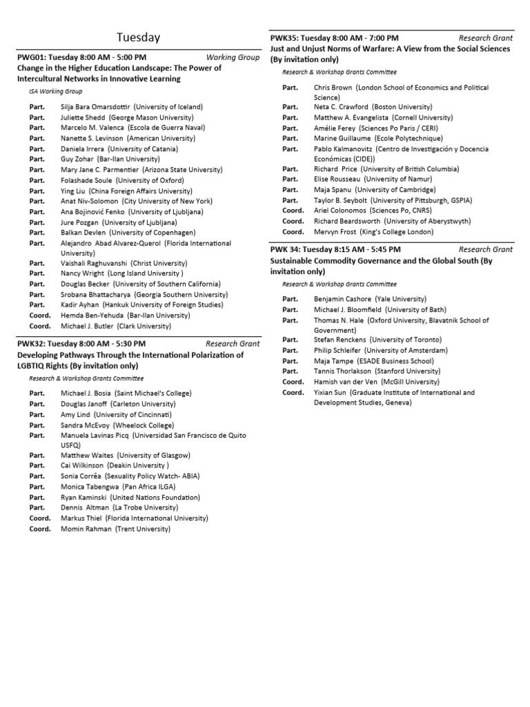 San Francisco 2018 - Full Program | PDF