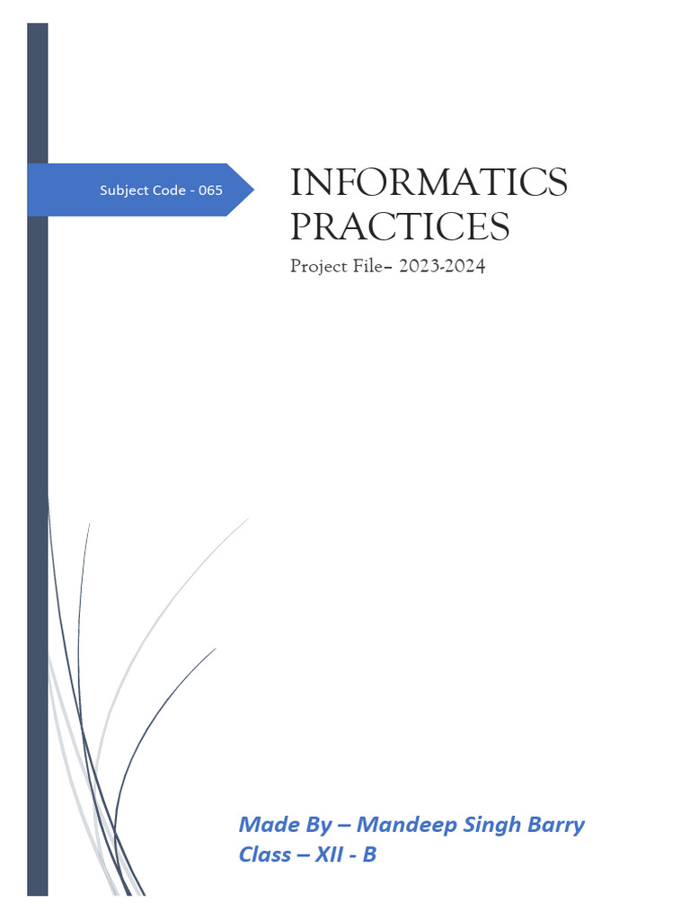 Informatics Practices Project On World Cup (Final) | PDF | Chart ...