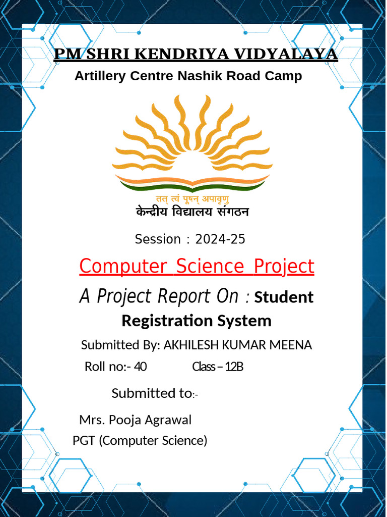 Student Registration System Project | PDF | Databases | Input/Output