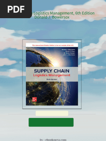 Download full Supply Chain Logistics Management, 6th Edition Donald J. Bowersox ebook all chapters