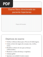 Exame físico direcionado ao paciente hipertenso