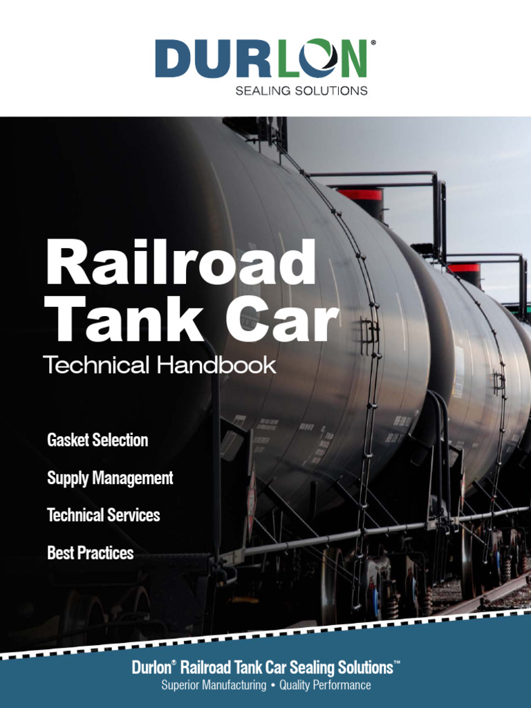 Railroad Tank Car Handbook DURLON | PDF | Nut (Hardware) | Screw