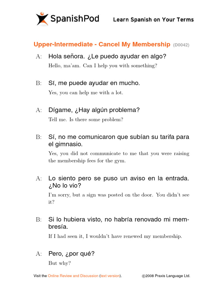 spanishpod_0042 | PDF | Grammar | Morphology
