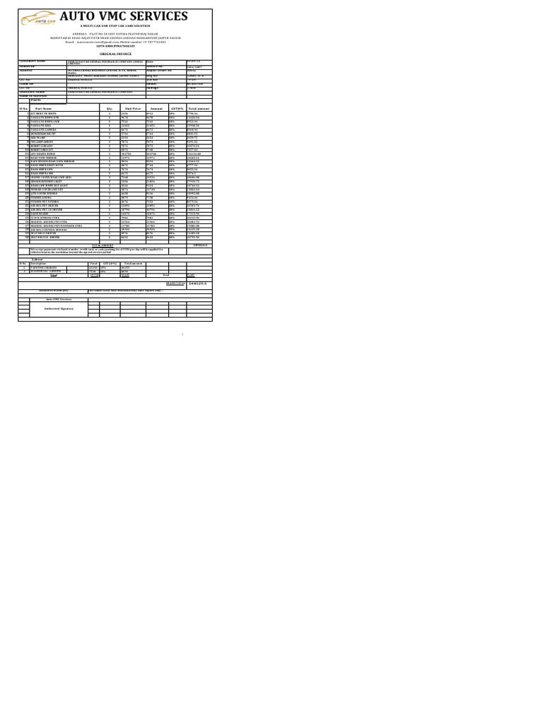 Invoice-5787 Aug-24 | PDF | Vehicles | Land Vehicles