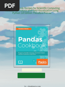 Instant Access to Pandas Cookbook Recipes for Scientific Computing Time Series Analysis and Data Visualization using Python 1st Edition Theodore Petrou ebook Full Chapters