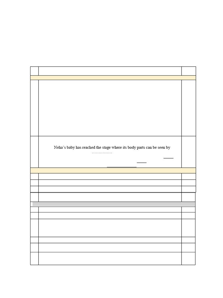 PRACTICE PAPER VIII SCIENCE PT 2 | PDF | Fertilisation