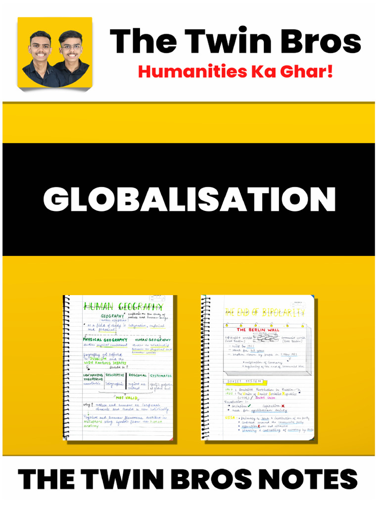 Globalisation Notes By The Twin Bros Pdf