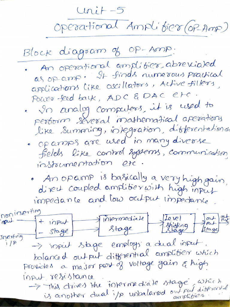 Unit 5 Notes Overview | PDF