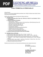 Download Surat Perkenalan Perusahaan by bobryanto SN81656530 doc pdf