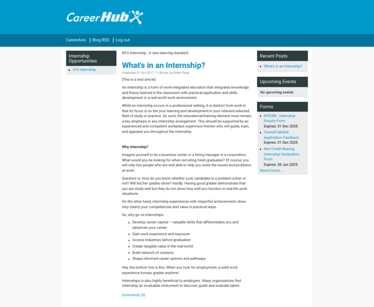 Internship Home Pdf Internship Job Hunting