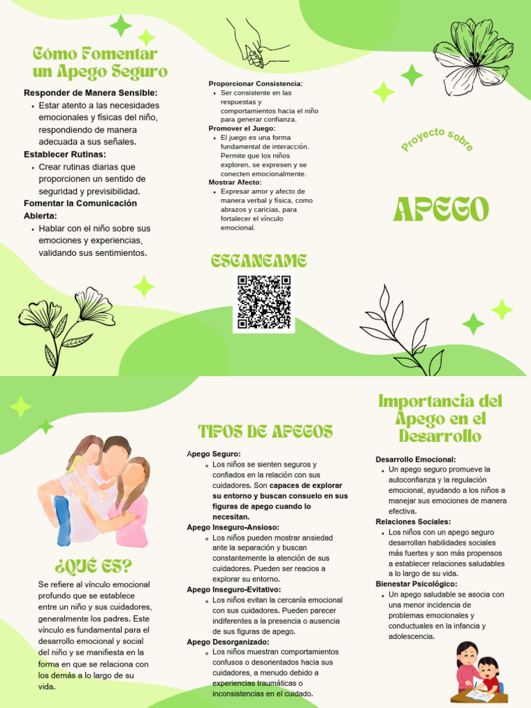 Fomentar un Apego Seguro en Niños | PDF | Teoría de apego | Las emociones