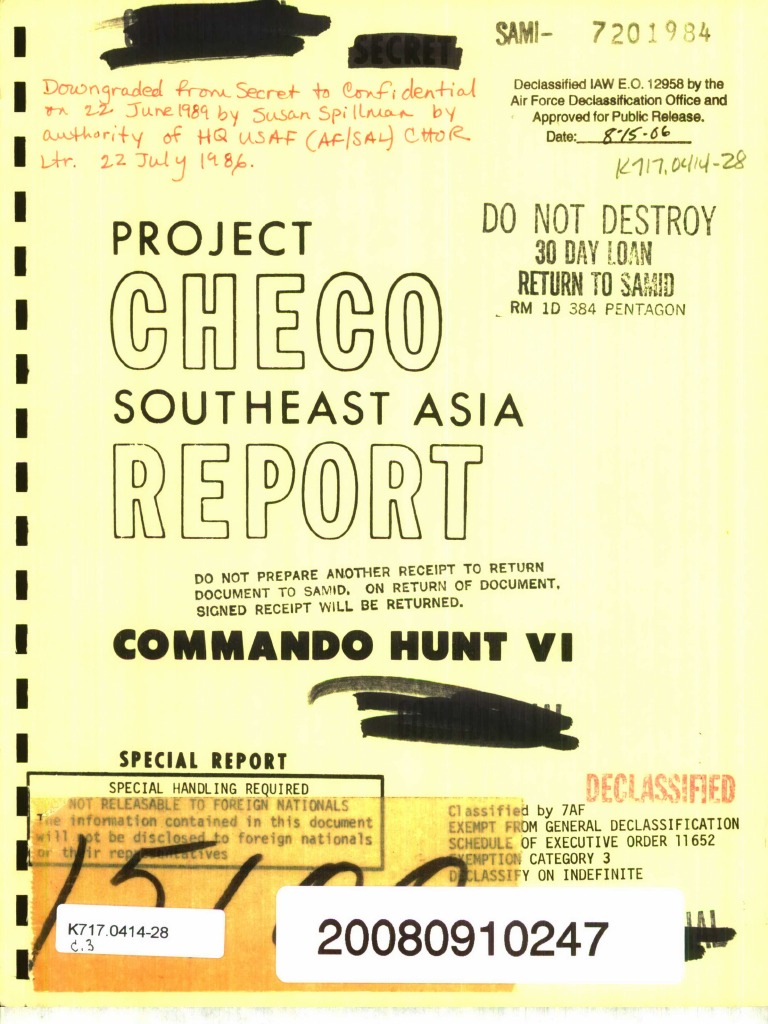 Commando Hunt VI Special Report | PDF | United States Air Force ...