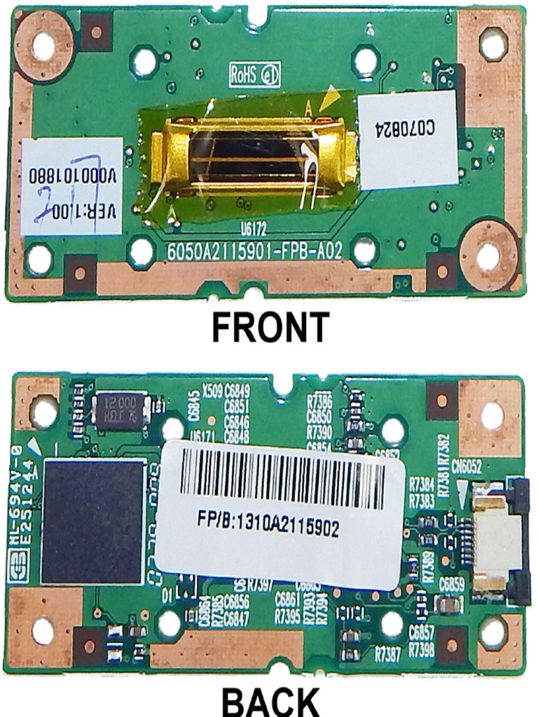 Toshiba A215 Fingerprint Reader Board New v000101880 33 | PDF