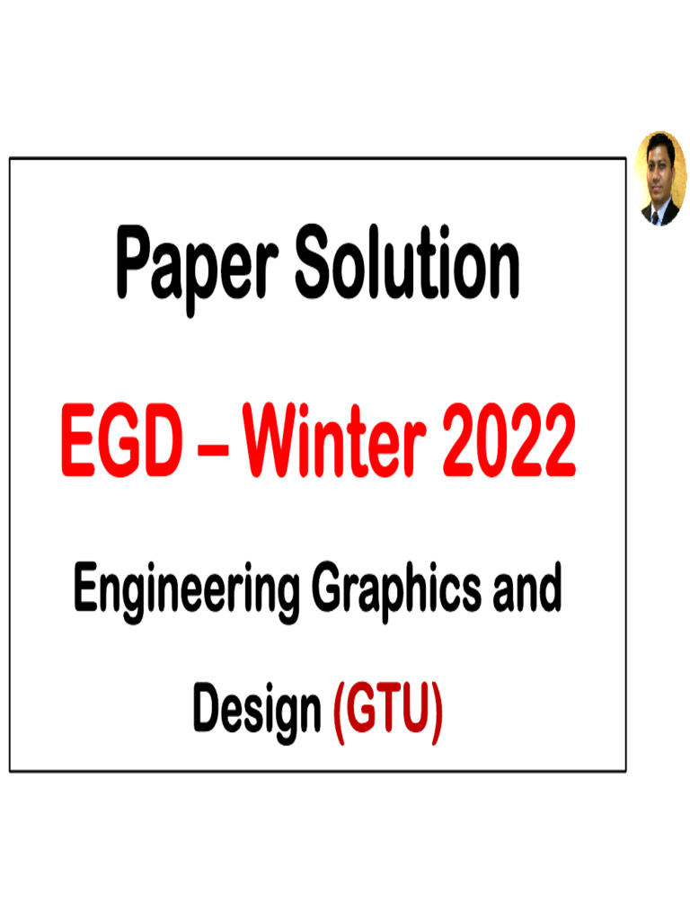 EGD Winer 2022 Paper Solution | PDF | Angle | Circle