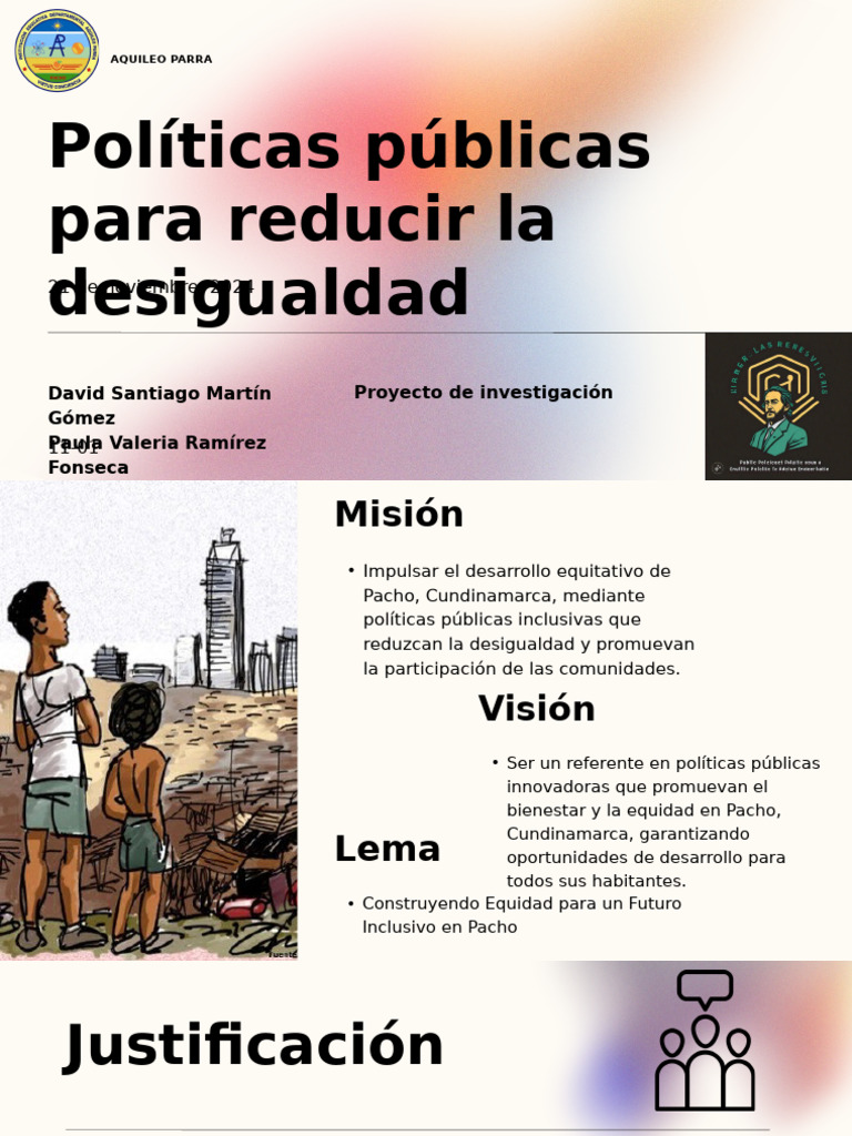 Políticas Públicas para Reducir La Desigualdad 11-01 | PDF ...