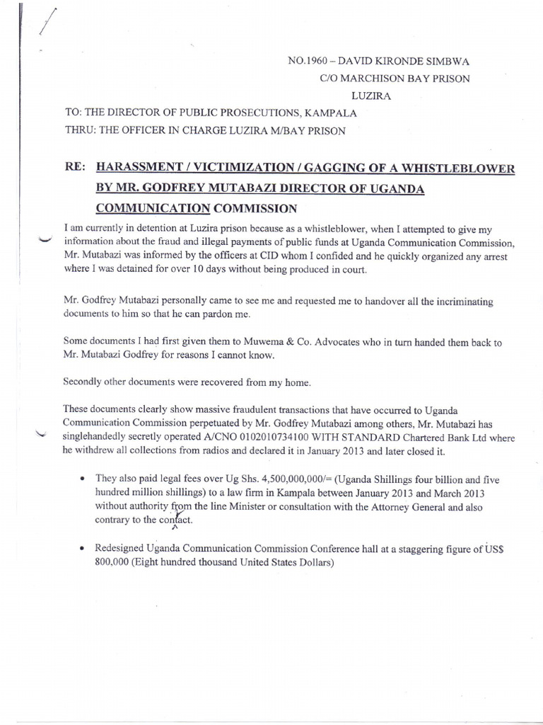 Simbwa Report UCC | PDF