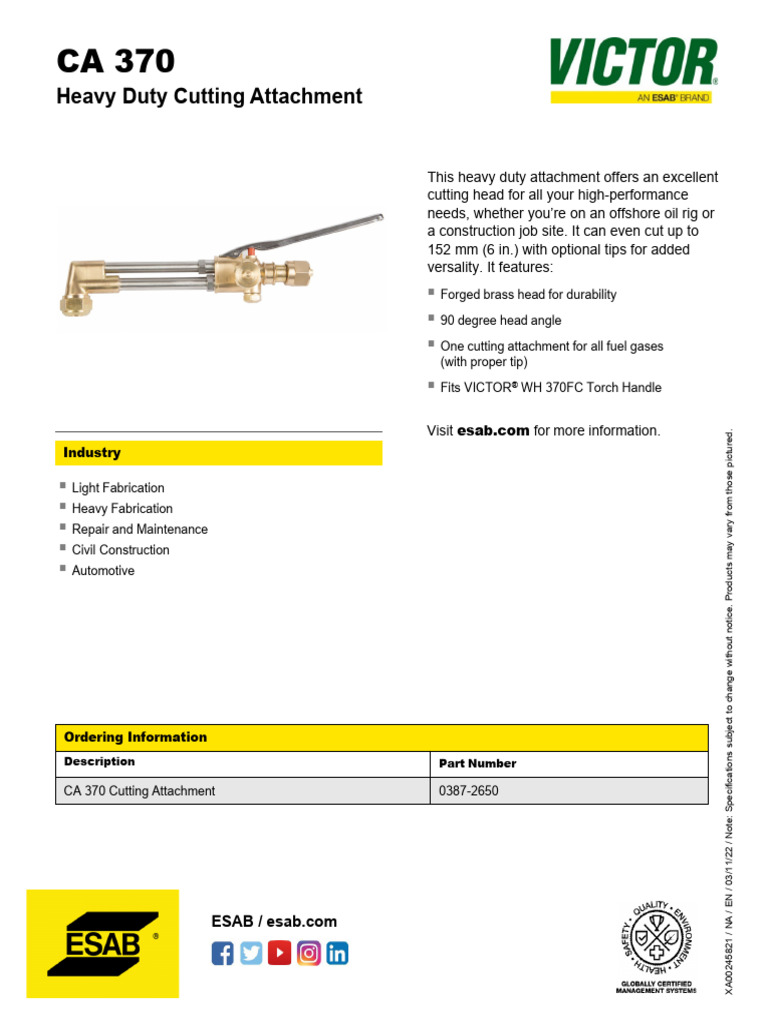 Aditamento Ca 370 | PDF