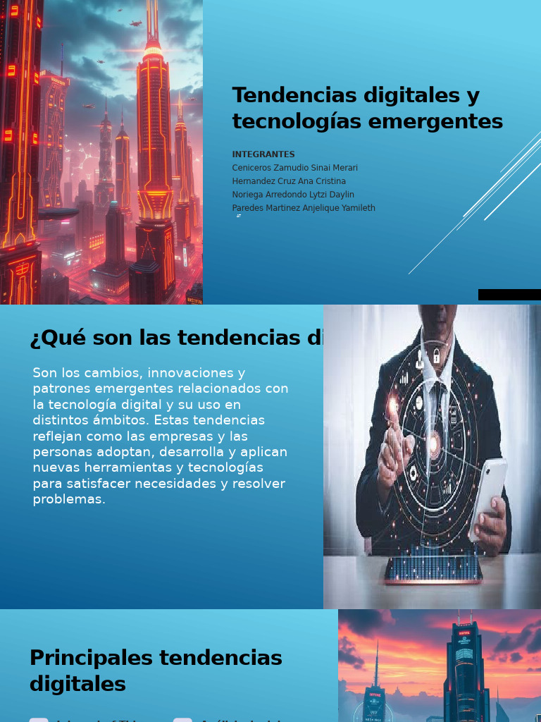 Tendencias Digitales y Tecnologías Emergentes | PDF | Inteligencia ...