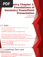 Undefined Terms in Geometry Explained | PDF | Line (Geometry) | Axiom