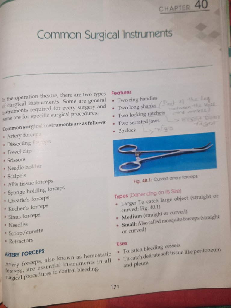 Common Surgical Instruments Overview | PDF | Surgical Suture
