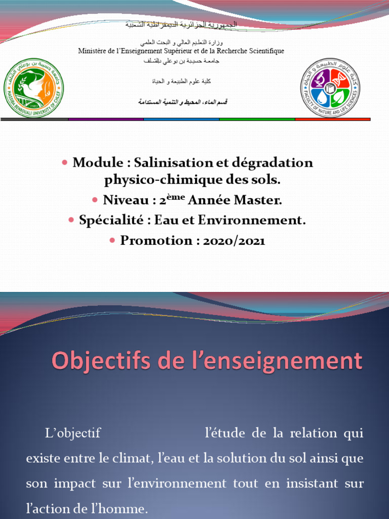 Salinisation des sols : causes et impacts | PDF | Irrigation | Sol ...