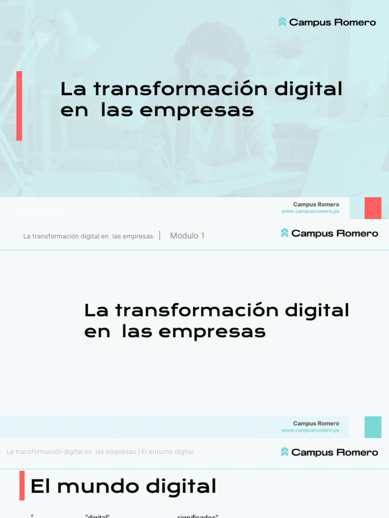 Modulo 1 La Transformación Digital en Las Empresas | PDF | Internet de ...