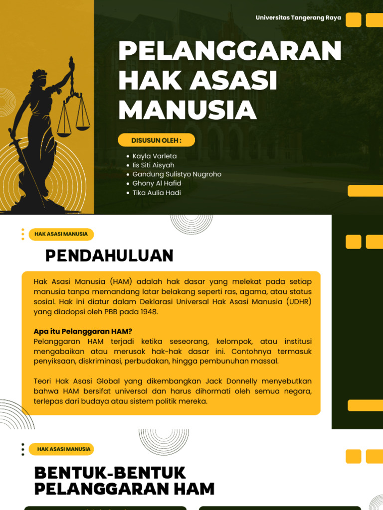 Pelanggaran HAM: Studi Kasus Srebrenica | PDF