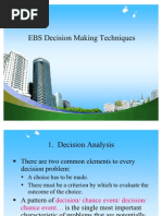 Decision Making Techniques PPT at Mba Opreatiop MGMT