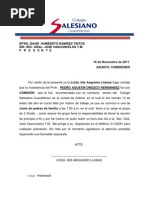 Formato de Justificación de Inasistencia  Escuelas